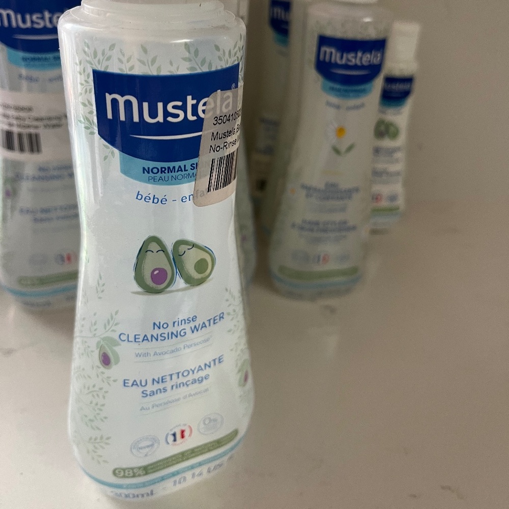 NEW Mustela Baby No Rinse Cleansing Micellar Water 10.14 fl oz,